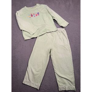 Vintage 90s‎ Fresh Produce Sweatshirt Pants Small S Green Fish Grandma Lounge